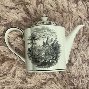 NWT Gorgeous Toile Teapot